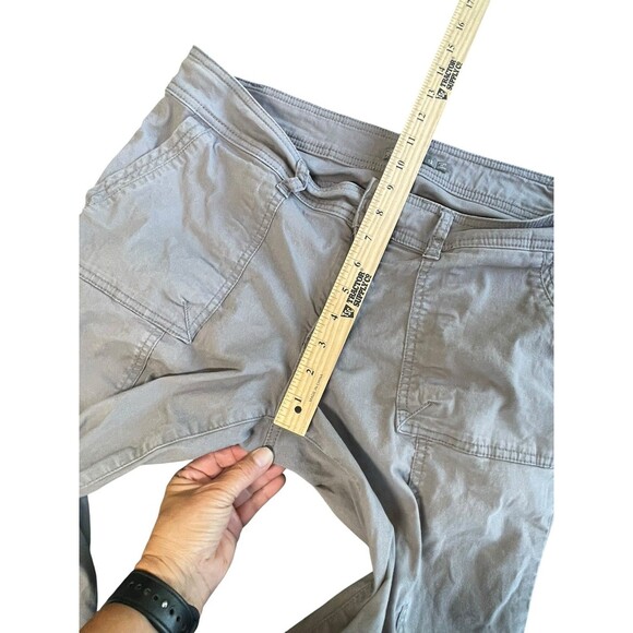 prAna Adira Knickers Gray Hiking Cargo Shorts Size 12 Style# W41180433 Gorpcore - Picture 7 of 10